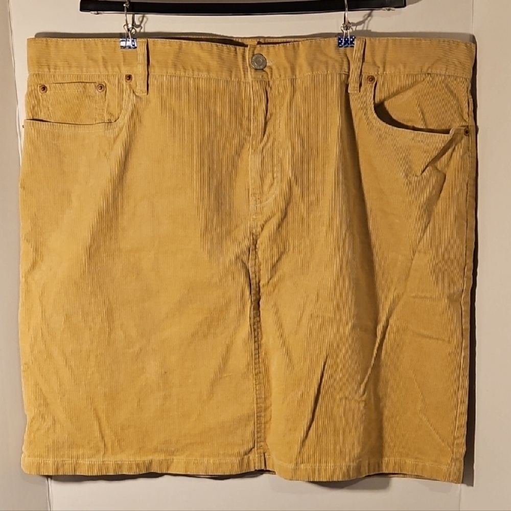 Old Navy Beige Corduroy Skirt